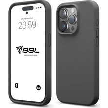 Happy Trend iPhone 11 Pro Max Ile Uyumlu Kılıf Ince ve Dayanıklı Sıvı Silikon 3 Katmanlı Tam Kaplamalı Şık Yumuşak Jel Hissi Yüksek Kalite Kauçuk Telefon Kılıfı (Antrasit Siyah)