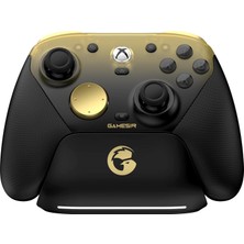 Happy Trend G7 Pro Wired Controller For Xbox Series X|s, Xbox One, Wireless Gamepad For Pc&android With Tmr Sticks, Hall Effect Analog Triggers, 1000Hz Polling Rate, 3.5mm Audio Jack - Golden