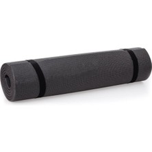 Happy Trend mm Pilates Matı Yoga Matı Pilates Minderi Egzersiz Matı Siyah