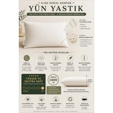 Senora Extra Sert ve Yüksek Doğal Yün Yastık