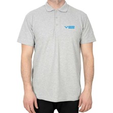 Z zepplin Rafael Nadal Blue Logo Text Polo Yaka Renkli Tişört