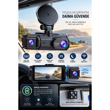 Full Hd 1080P Çift Kamera 180° Geniş Açı Wifi Şarjlı Kullanım