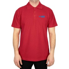Z zepplin Rafael Nadal Blue Logo Text Polo Yaka Renkli Tişört