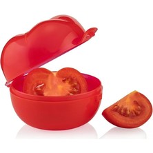 Universal Domates Saklama Kabı, 2'li Set, Kırmızı Plastik Bpa Içermez