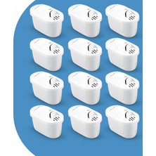 Happy Trend Su Arıtma Sürahi Filtresi (12 Adet Filtre) Jugg ve Brita Maxtra Pro ile Uyumlu