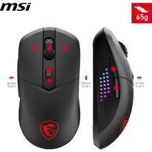 MSI Msı Versa 300 Elıte W 26000 Dpı Rgb 2.4ghz Bluetooth 5.3 Kablosuz Gaming Mouse