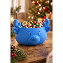 Pazarois Sonbahar ve Noel Temalı Ren Geyiği Figürlü Bowl - Sunum Kabı