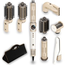 Cecotec AirGlisse 8'i 1 Arada Champagne Saç Şekillendirici, 1400 W, 110.000 RPM, Plazma Teknolojisi