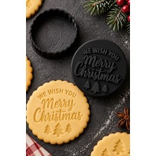 Pazarois Kurabiye Damgası & Merry Christmas Kurabiye Kalıbı