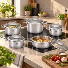 Ggs Solingen Brillant Grand Deluxe 10 Parça Tencere Takımı