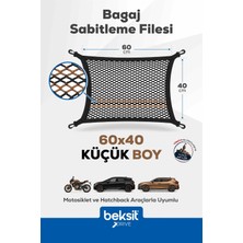 Beksit DRIVE- Cupra Model Özel Renkli Tasarım Bagaj Sabitleme Filesi (40x60 cm)