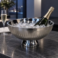 Pozzi Milano Silver Nights Çift Cidarlı Şampanya Kasesi