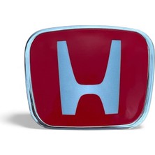 Mes Store Honda Civic Uyumlu Logo Arma Panjur Veya Bagaj Uyumlu 11X9CM 1 Adet Kırmızı Logo Arma Yapışkanlı