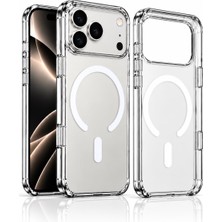Arkay iPhone 17 Pro Şeffaf Kılıf – Magsafe Uyumlu Darbe Emici Kamera ve Ekran Korumalı