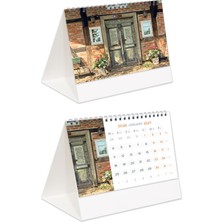 Sticker Art 2027 Bir Nefes Piramit Masa Takvimi Masaüstü Takvim 16x15,5 cm