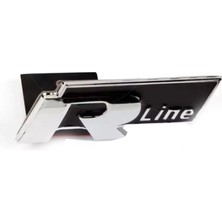 Mes Store R Line Volkswagen Uyumlu R-Line Panjur Logosu Rline Yapıştırmalı Golf Passat Polo