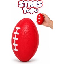 Telvesse Zıplayan Stres Topu Rugby Amerikan Futbolu Topu Bahçe Oyuncağı Stres Topu 3421