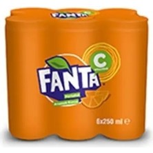 Fanta Portakal Kutu 6*250 ml