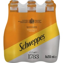 Schweppes Mandarin Cam Şişe 6X250 ml