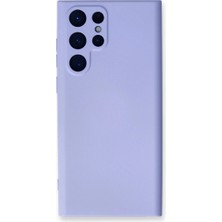 Hubrendy Mep Samsung Galaxy S24 Ultra Kılıf Nano Içi Kadife Silikon - Lila