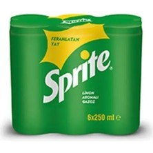 Sprite Gazoz 6'lı 250 ml