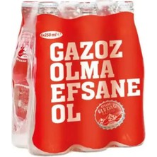 Uludağ Efsane Gazoz Cam 6X250 ml (24'lü)