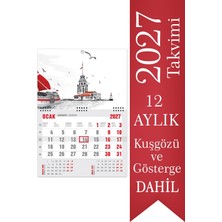 Sticker Art 2027 Ekonomik Gemici Takvimi Denizci Duvar Takvimi 33x47,5 cm