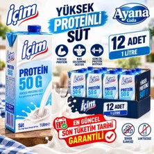 İçim Içim Laktozsuz Yüksek Proteınlı Süt 1lt x 12 Adet