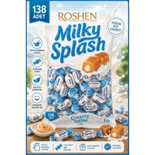 Roshen Milky Splash 1 kg Süt Dolgulu Şekerleme – Ithal Kremalı Yumuşak Şeker