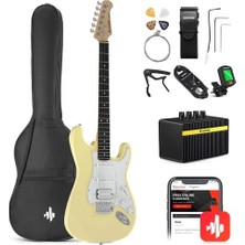 Diyez Müzik Donner DST-100 Elektro Gitar Seti (Sarı)