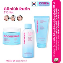 SOONDING Temizleme ve Nemlendirme Kore Cilt Bakım Seti 3’lü – Yüz Temizleyici 100 ml + Hindistan Cevizi ve Pirinç Sütü Tonik Milk Toner 150 Ml+ Hidro Bariyer Krem 80 ml