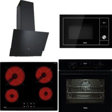 Teka Siyah Ankastre Set ( Hak 625 Bk Börek Şefim - Tz 6415 -  Atv 60 Bk - ml 8200 Mikrodalga )