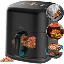 Cecotec Cecofry Grill Smokin Prime 6500 Airfryer ve Izgara 6,5 L | Dumanlama Özellikli, 2200W