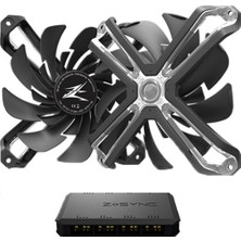 Zalman ZM-SF120A3 Biyomimetikli Yüksek Performanslı Adreslenebilir RGB Soğutma 3 x 120 mm Fanı