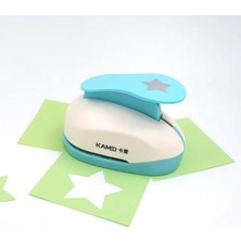 İğne İzi Yıldız Şekilli Kâğıt Delgeç Craft Punch – Şekilli Delgeç – Şekil Boyutu 3 cm - Scrapbook, Hobi ve Dekorasyon