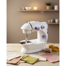 Kaliteyi Bul Mini Dikiş Makinesi Çift Makara Sistemi 120002