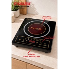 Musullu Msl-14 Akıllı Lazer Ocak 2000W – 60-650°C Ayarlanabilir Sıcaklık, 11 Kademe