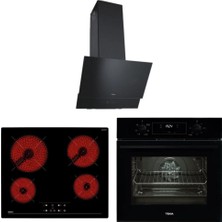 Teka  Siyah Ankastre Set ( Hak 625 Bk Börek Şefim - Tz 6415 Bk -  Atv 60 Bk )