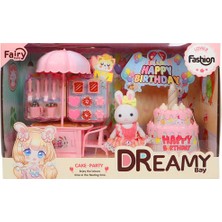 Bay Dreamy Mini Tavşan Doğum Günü Partisi Aksesuarlı Oyuncak Oyun Seti