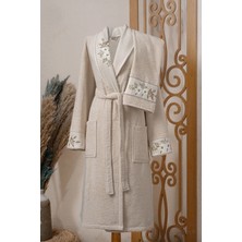 Arliva Müslin Natural Bukle Nak.şalyaka Bornoz Seti Natural Xl BEDEN/50X90
