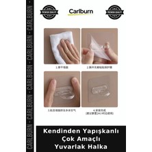 Carlburn Özel Üretim Pratik Düzenleyici Ofis Ev Dekoratif Kendinden Yapışkanlı Çok Amaçlı Yuvarlak Halka