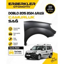 ERBERKLER Doblo 2015 2024 Arası Çamurluk Sağ