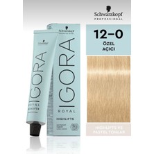 Schwarzkopf Igora Royal Highlifts Pastel Tonlar 12-0 Özel Açıcı Saç Boyası