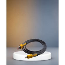 Kaliteyi Bul 65W 4'ü 1 Arada Örgülü Usb-C Usb-A Şarj Kablosu
