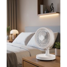 Kaliteyi Bul Mini Masaüstü Fan 2 Kademeli Otomatik Salınımlı