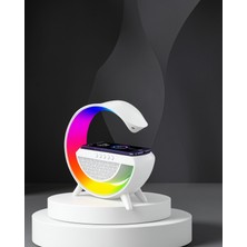 Kaliteyi Bul Bluetooth Hoparlör G Şekli Rgb Gece Lambası Kablosuz Şarjlı