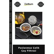 Carlburn Özel Üretim Mutfak Süzgeç Demleme Aksesuar Pratik Paslanmaz Çelik Çay Filtresi