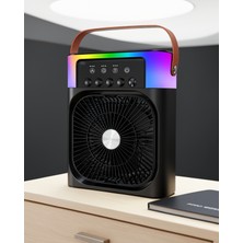 Kaliteyi Bul USB Şarjlı Mini Klima Sprey Fan Rgb Işıklı