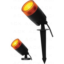 Ack Pc Çim Armaturu GU10 Turuncu AG56-01057