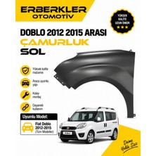 ERBERKLER Doblo 2012 2015 Arası Çamurluk Sol
